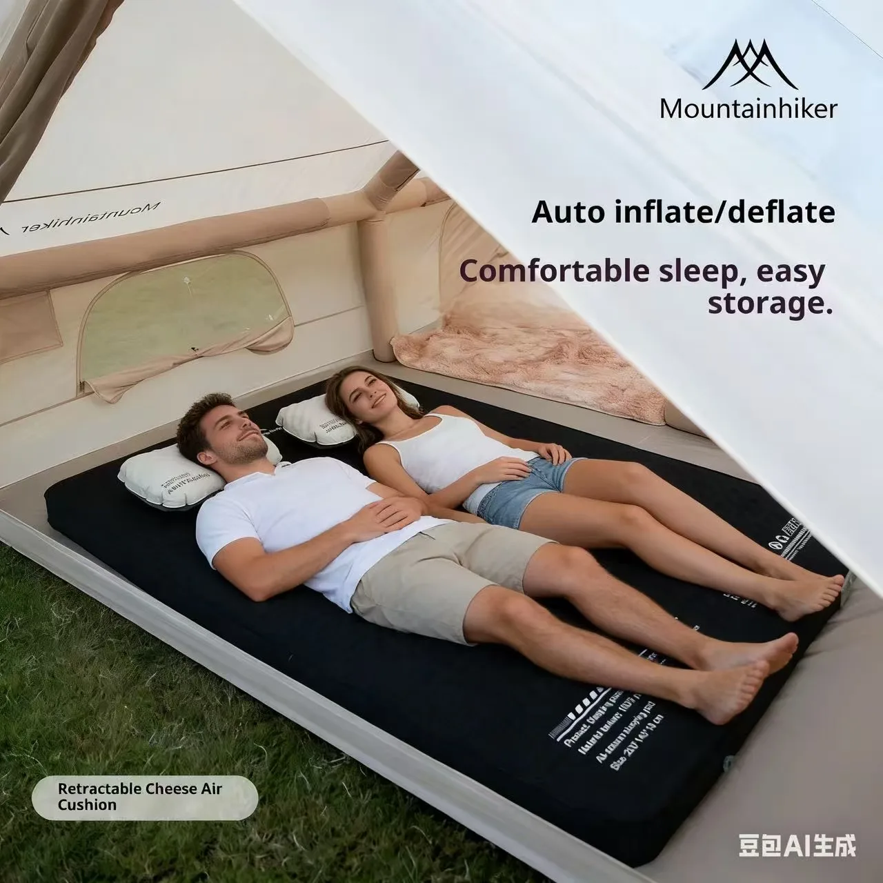 MOUNTAINHIKER Inflatable Mattr - Outdoor Daybed Sofa recension och pris