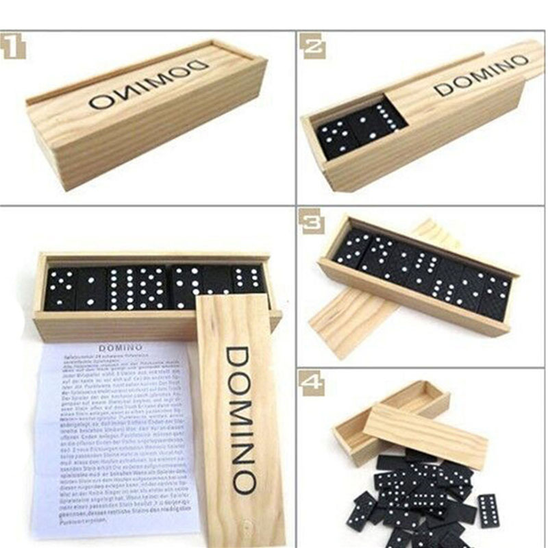 28pcs/Set Wooden Domino Board  - Outdoor Furniture Australia recension och pris
