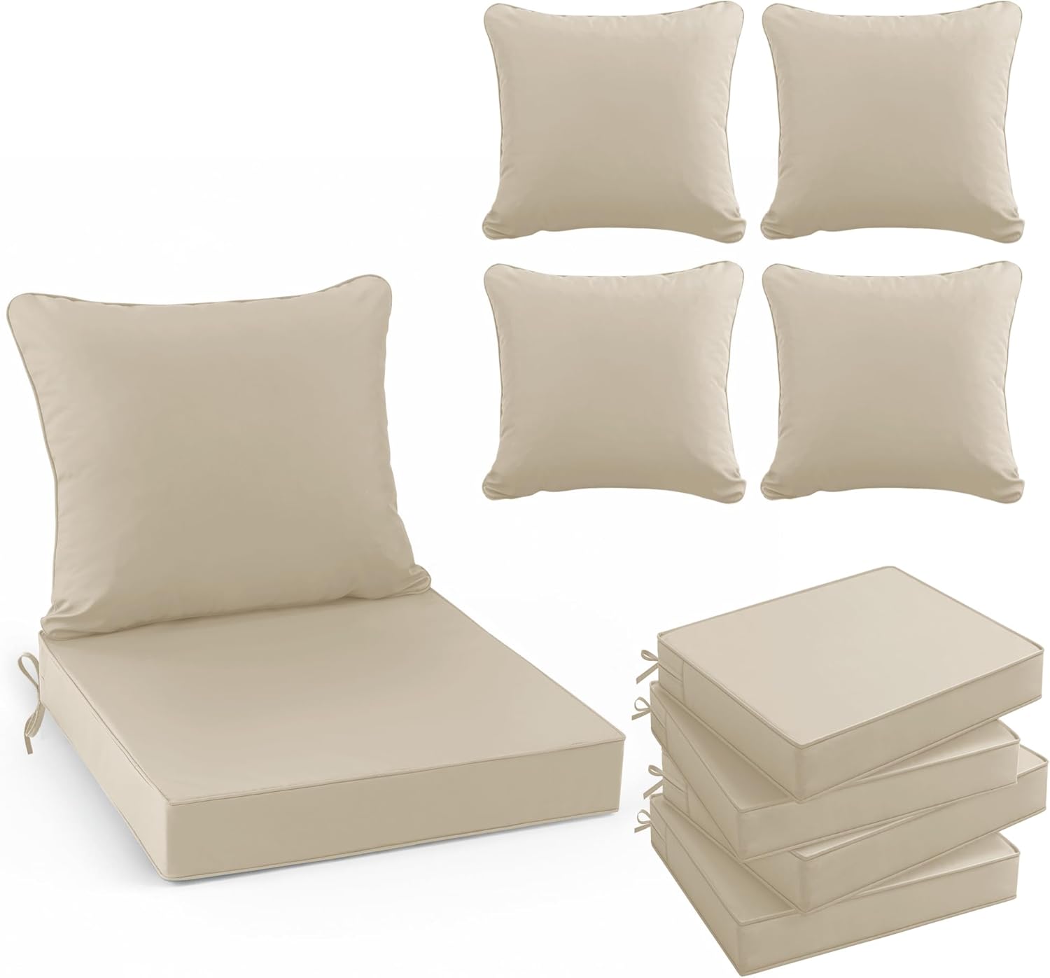 Outdoor Chair Cushions Set of  - Outdoor Furniture Cushions 24 X 24 recension och pris