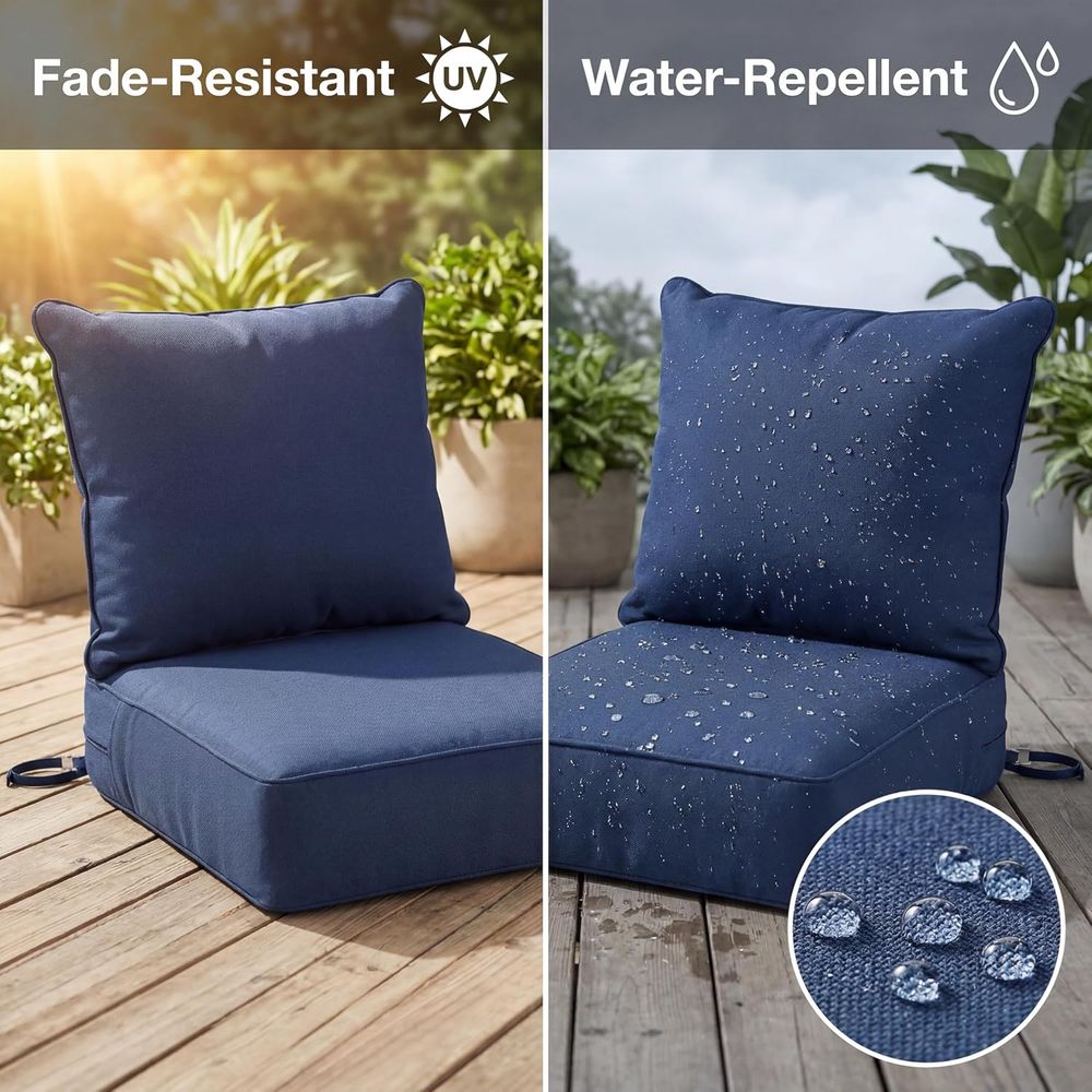 6 Thick Outdoor Chair Cushions - Outdoor Furniture Cushions 24 X 24 recension och pris
