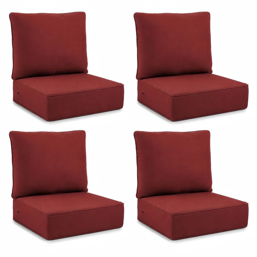 Outdoor Seat Cushions 4-Piece  - Outdoor Furniture Cushions 24 X 24 recension och pris
