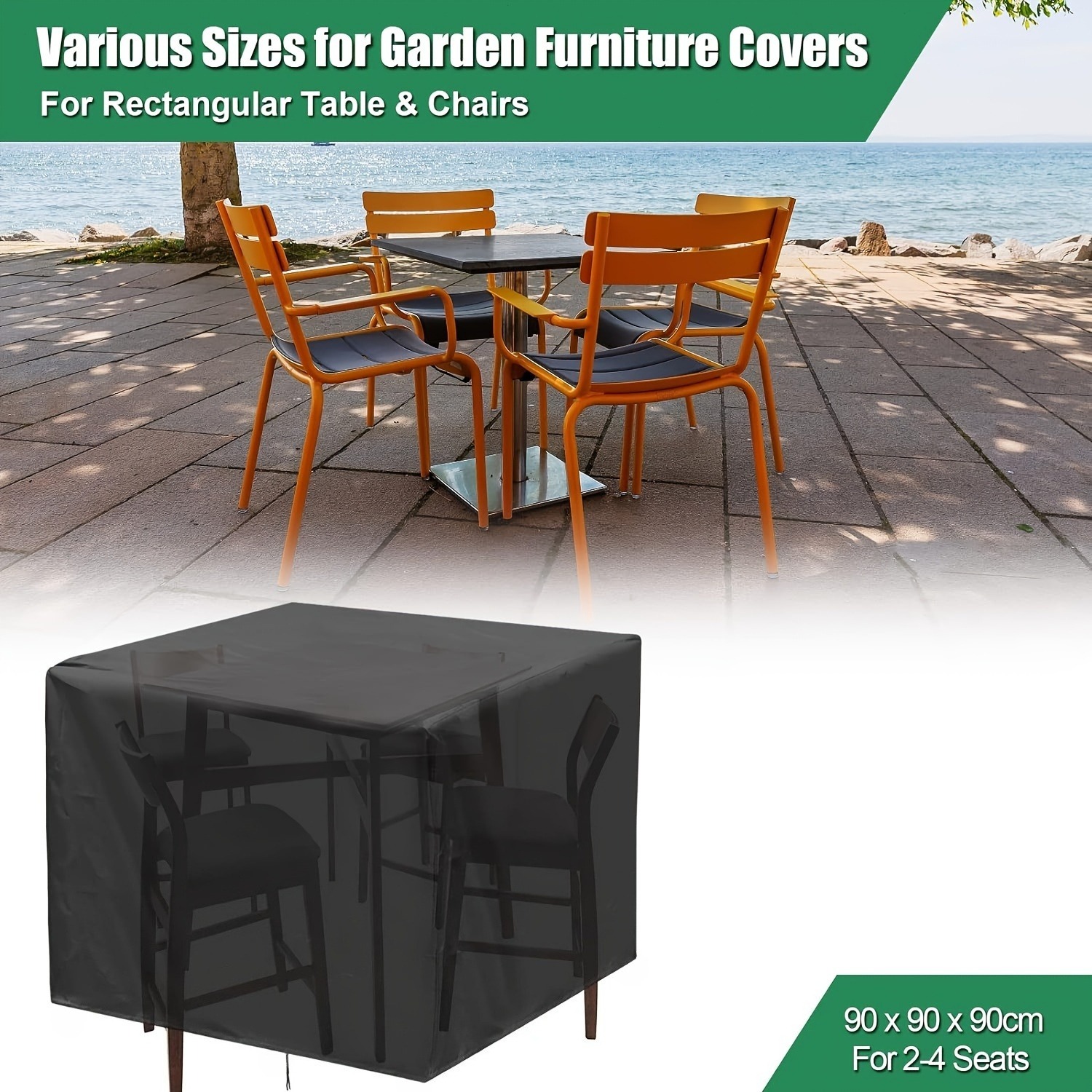 Heavy-Duty 210D Outdoor Garden - Bistro Table Set recension och pris