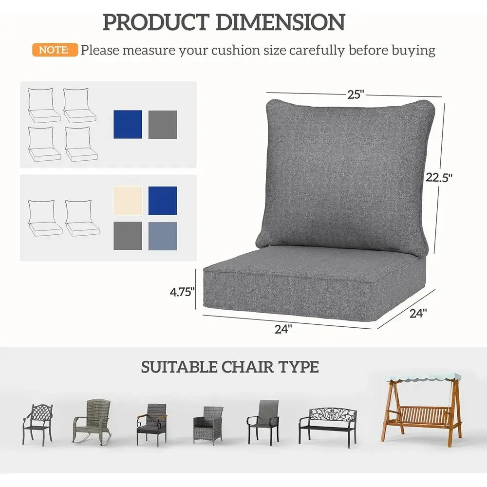 Weather-Resistant Outdoor Chai - Outdoor Furniture Cushions 24 X 24 recension och pris