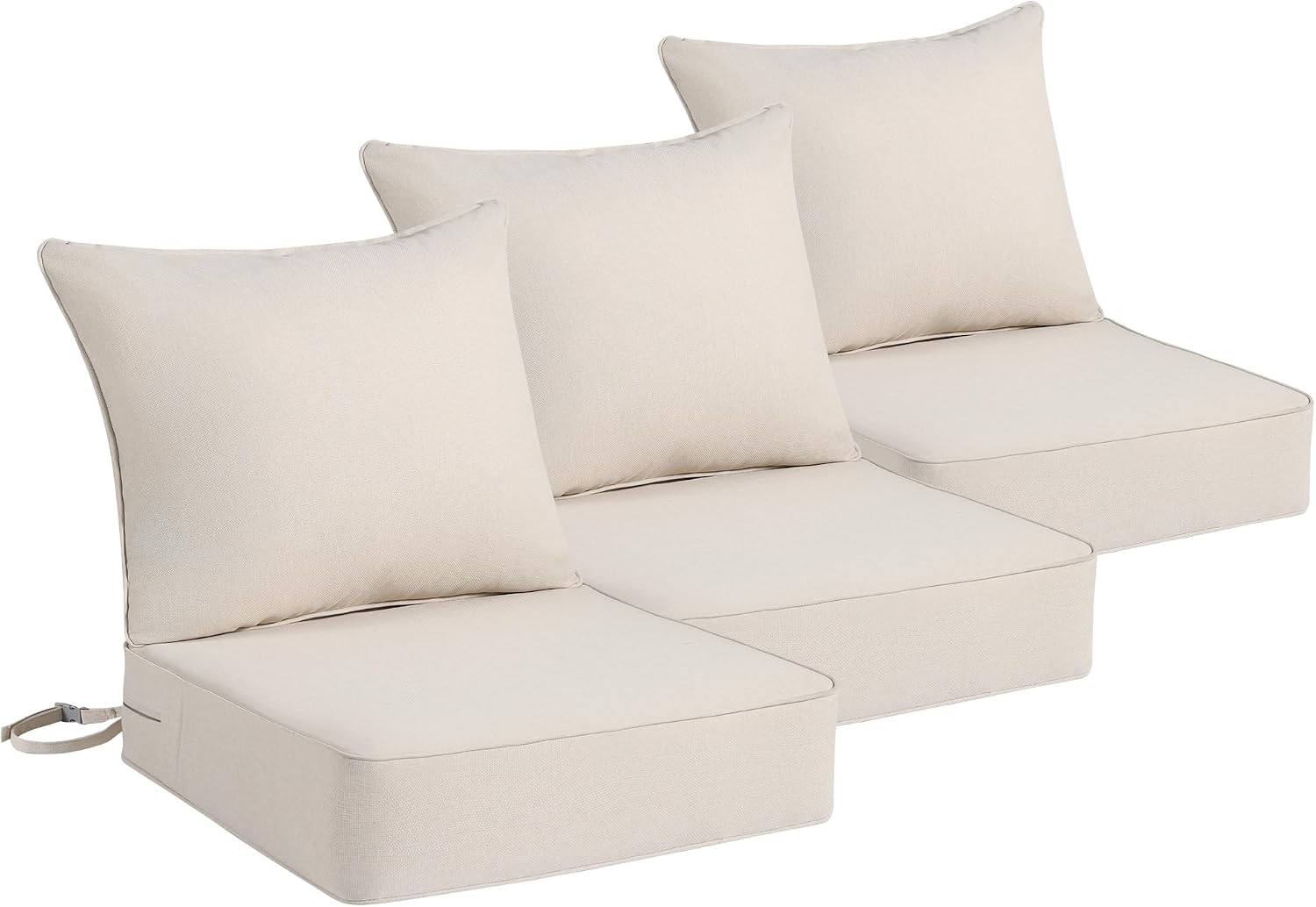 Beige Patio Furniture Outdoor  - Outdoor Furniture Cushions 24 X 24 recension och pris