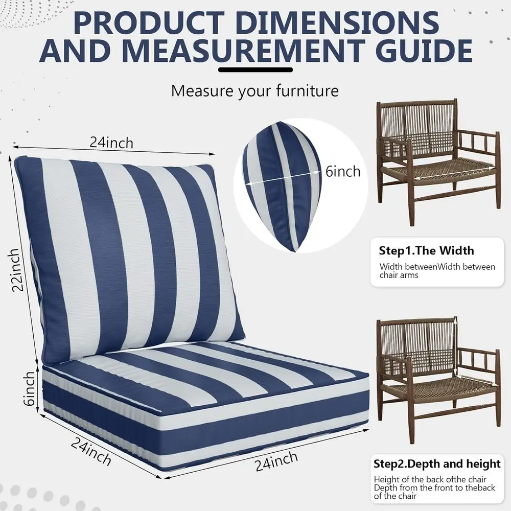 24 x 24 x 6 Outdoor Deep Seat  - Outdoor Furniture Cushions 24 X 24 recension och pris