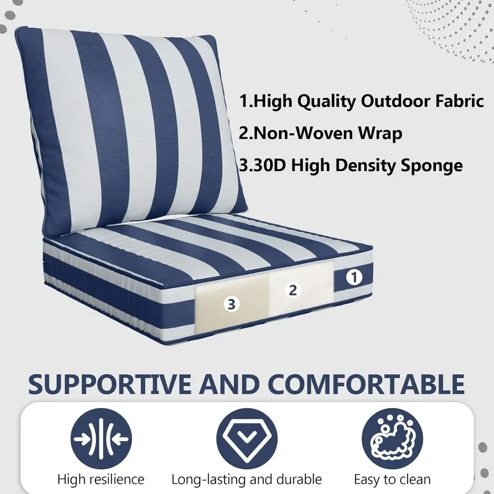 24 x 24 x 6 Outdoor Deep Seat  - Outdoor Furniture Cushions 24 X 24 recension och pris