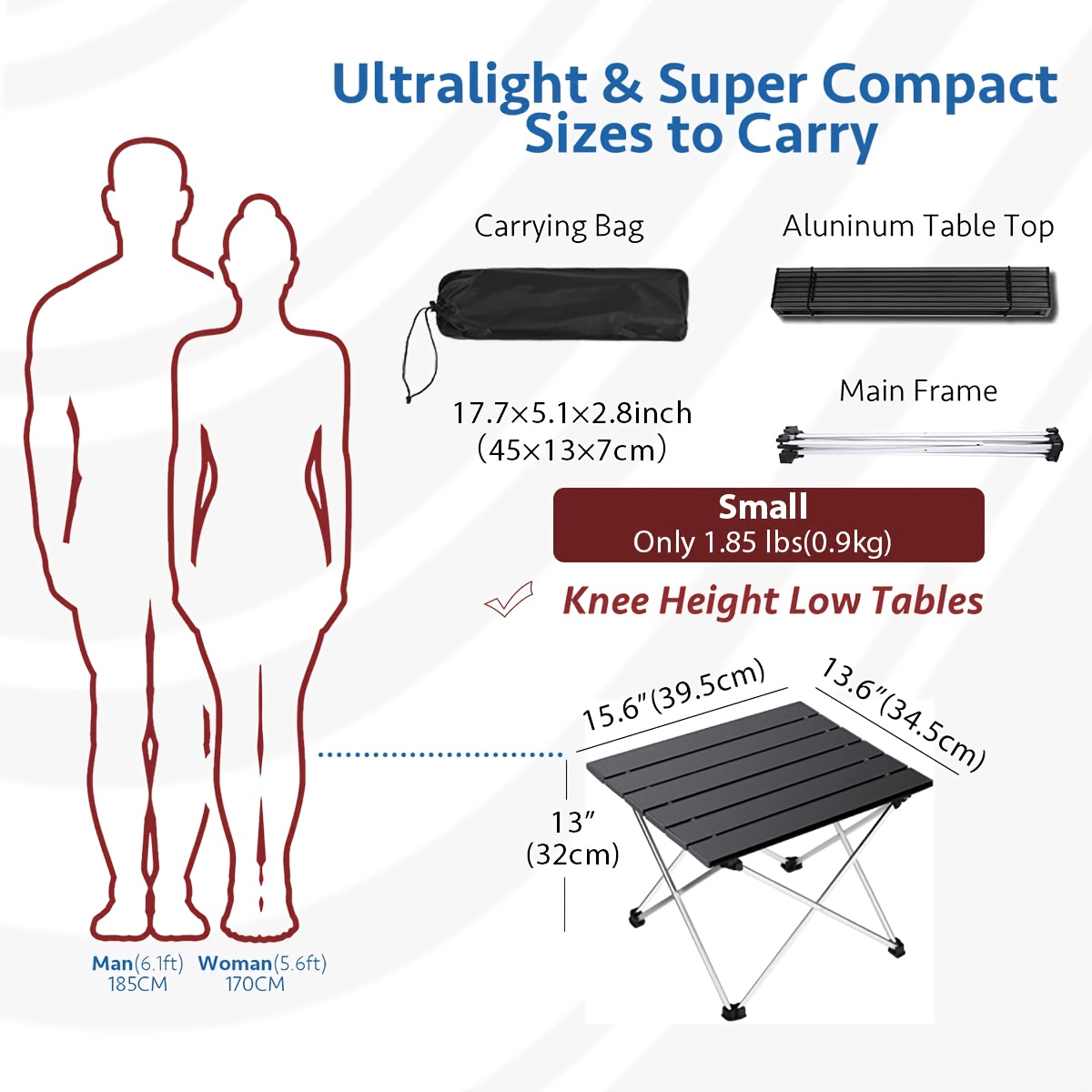 Portable Foldable Camping Tabl - Outdoor Furniture Australia recension och pris