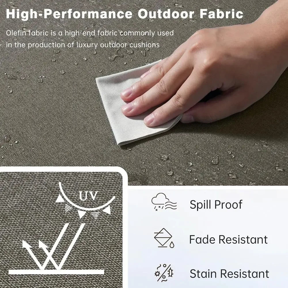 6 Thick Outdoor Cushion Set -  - Outdoor Furniture Cushions 24 X 24 recension och pris