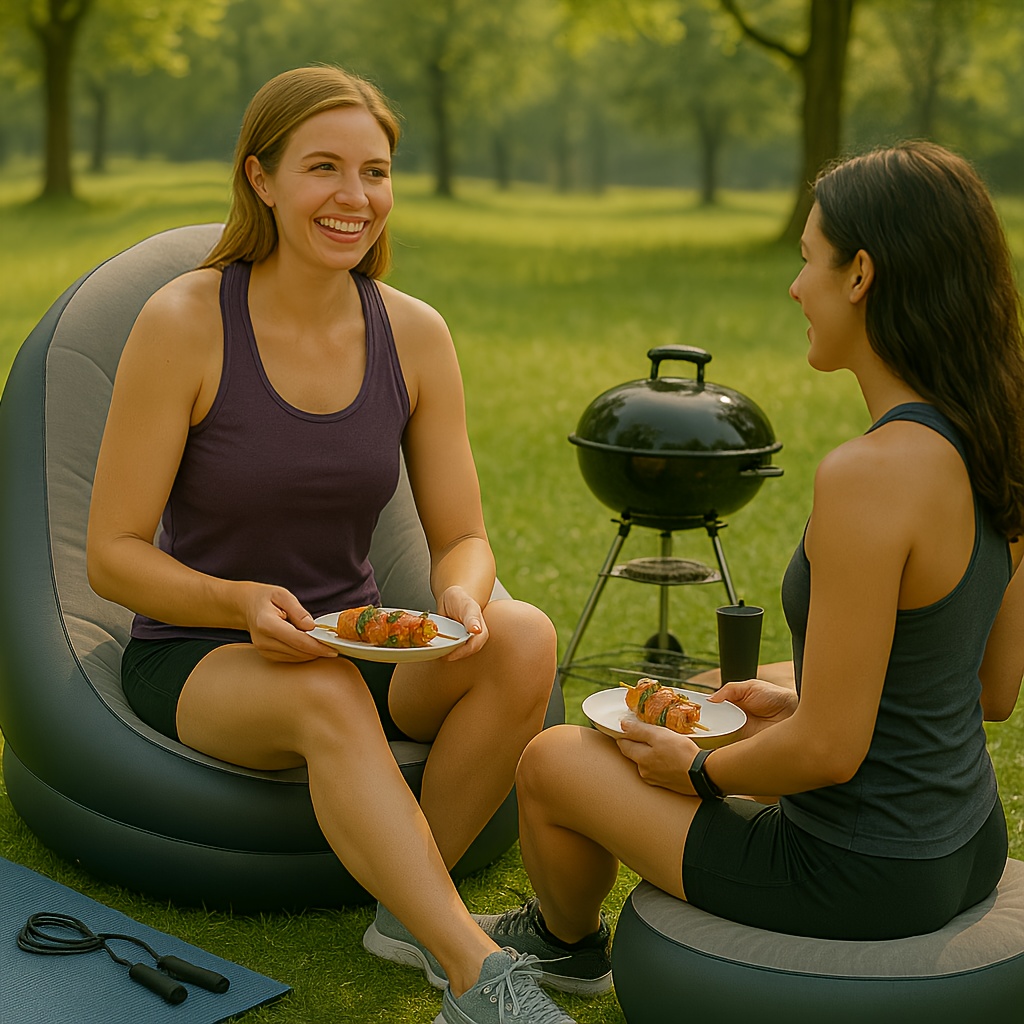 Inflatable Recliner Foldable I - Outdoor Daybed Sofa recension och pris