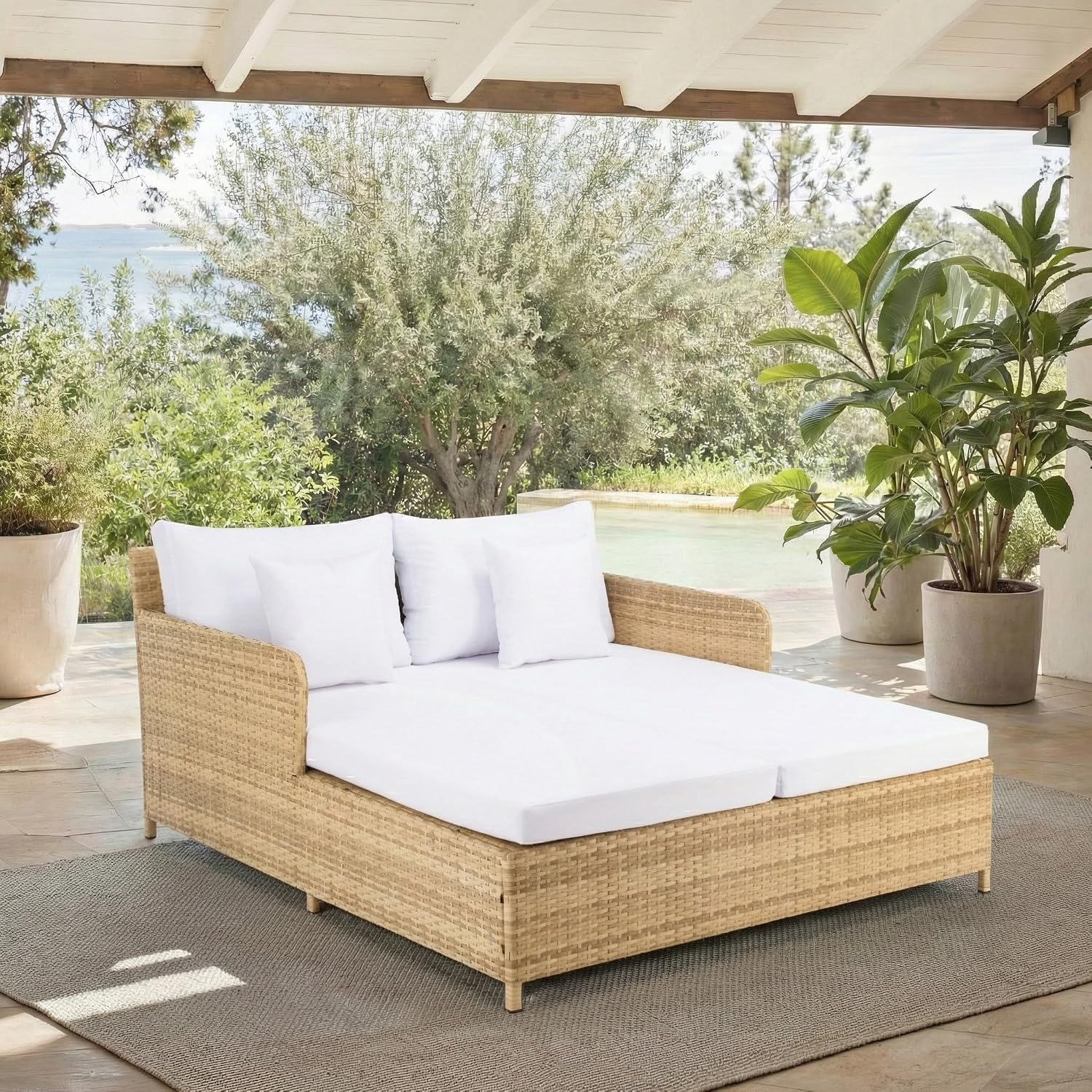 Outdoor Cadeo Daybed  Natural  - Outdoor Daybed Sofa recension och pris