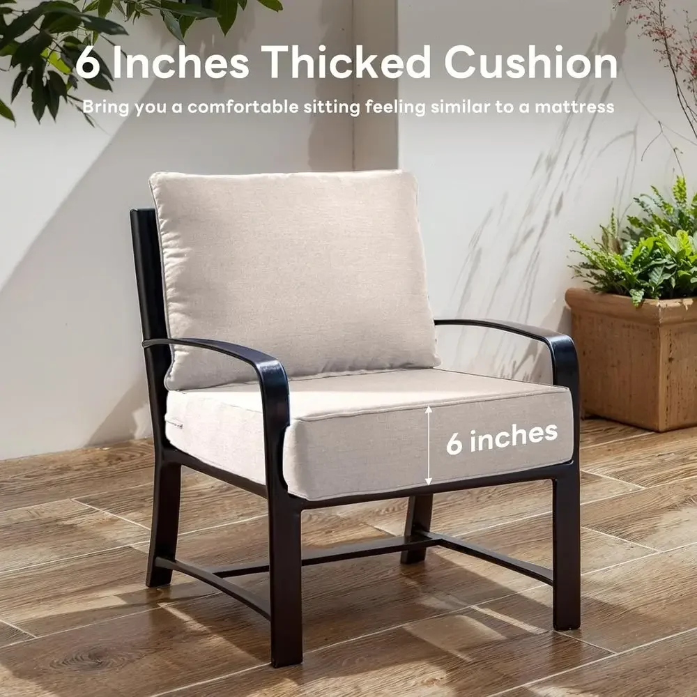 6 Thick Outdoor Chair Cushions - Outdoor Furniture Cushions 24 X 24 recension och pris